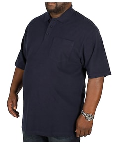 Bigdude Polo Shirt With Pocket Navy